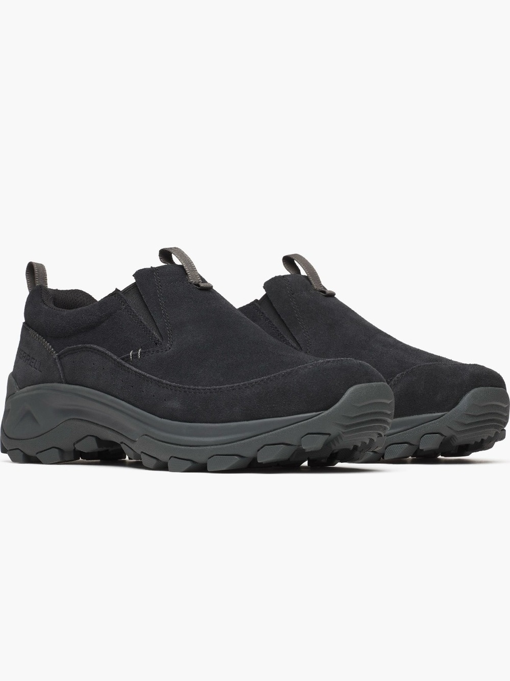 Merrell Men's Black Slip-On Suede Trail Loafers